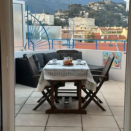 2P - Terrasse - Parking - Plage Menton Buitenkant foto
